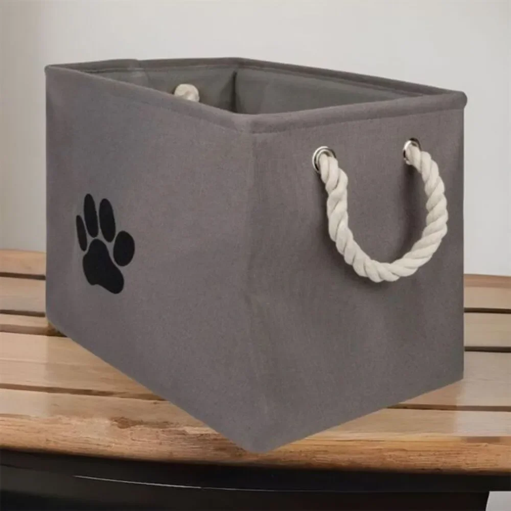 Dog Puppy Toy Box Collapsible Bin Medium‎